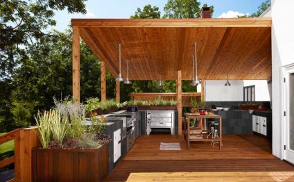 Outdoor kitchen Design for small Spaces