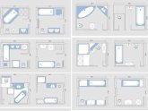 Small bathroom layout Designs